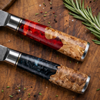 67-Layer VG10 Japanese Damascus Steel Bread Knife – Premium Resin Handle