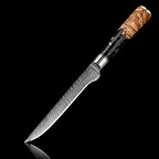 67-Layer VG10 Japanese Damascus Steel 3-Piece Knife Set – Black Resin Handle