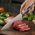 67-Layer VG10 Japanese Damascus Steel Chef Knife – Premium Resin Handle